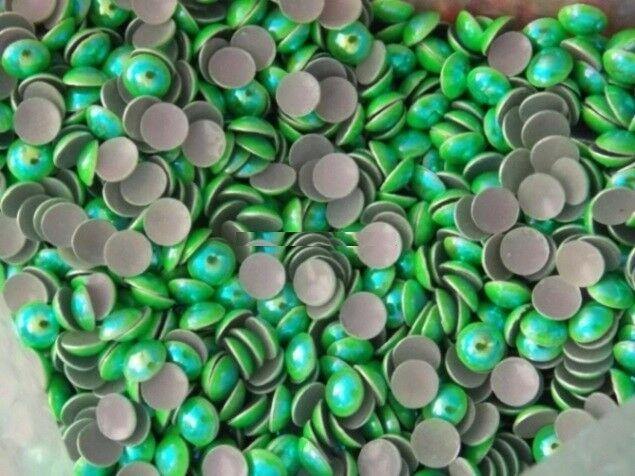 Strass Termoadesivi Capri Blu AB 4mm - 1400 Pezzi Con Effetto Aurora Boreale - Foto 2