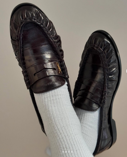 MOCASSINI ARRICCIATI SAINT LAURENT