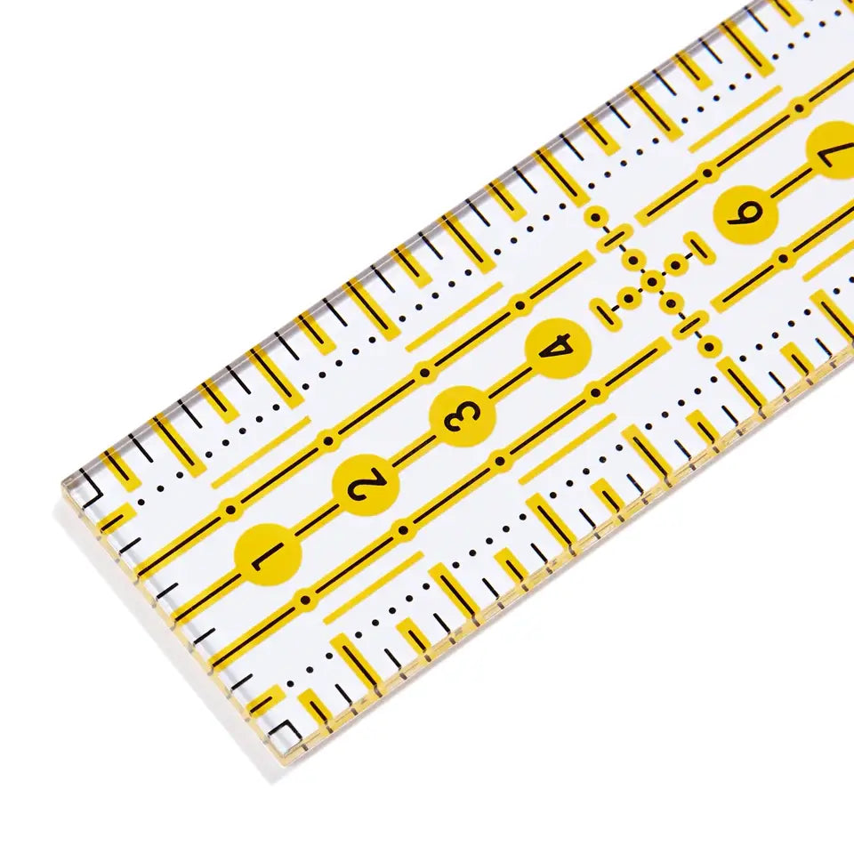 REGOLO Ruler SQUADRA PRYM 30 x 3cm 3mm Patchwork Quilt 611650 ...