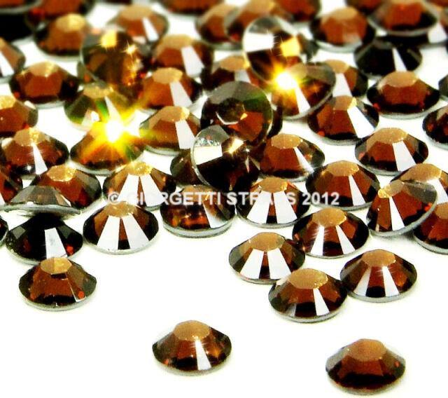 STRASS MC Stone collection 1440pz SS6 2mm Smoked topaz marrone termoad ...