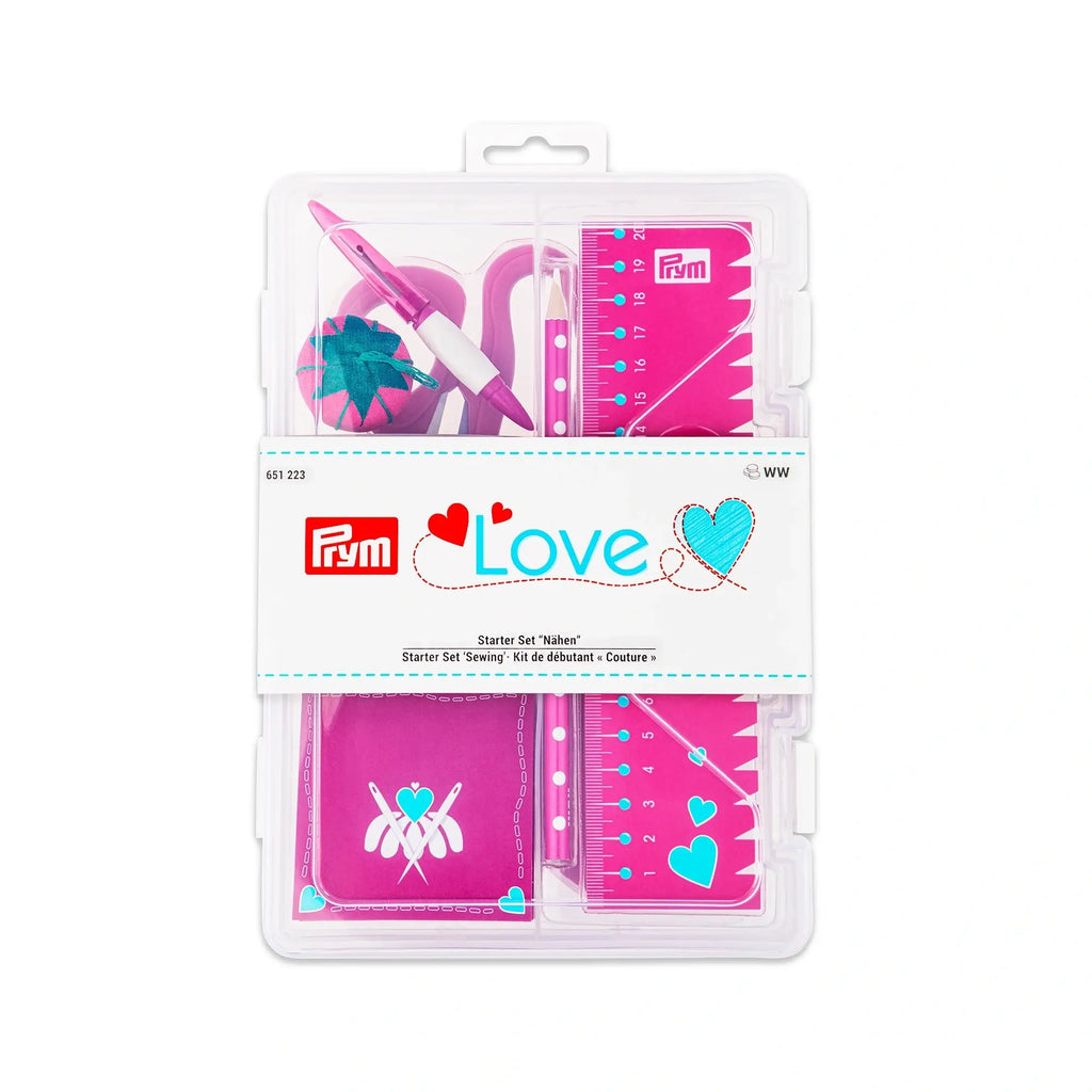 Prym Love sewing starter kit mint green basic assortment patchwork  embroidery gift 651223